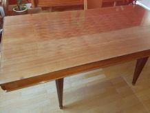 table années 50 bois massif