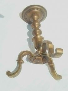 Bougeoir  pique -cierge en  bronze, vintage