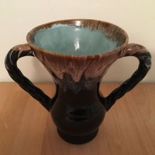 Vase Vintage Vallauris en Céramique Des Années 60/70