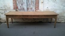 grande table de ferme époque xix eme.