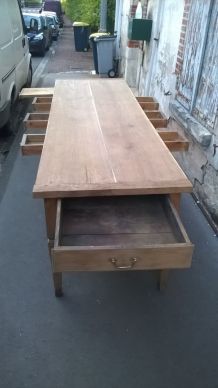 grande table de ferme époque xix eme.