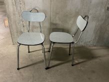 Chaises en formica années 50