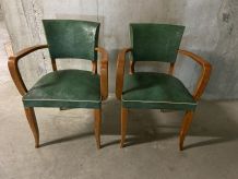 Fauteuils bridge années 50