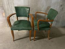 Fauteuils bridge années 50