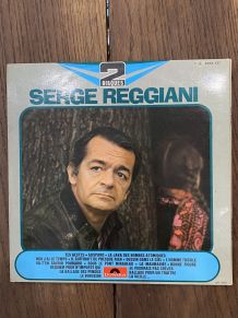 Vinyle vintage double disque de Serge Reggiani