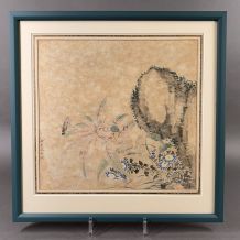 Estampe ancienne chinoise