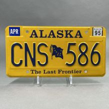 ancienne plaque immatriculation Alaska