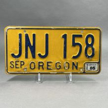 Plaque d'immatriculation USA Oregon