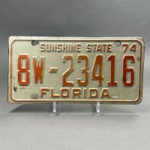 Plaque d'immatriculation USA Floride