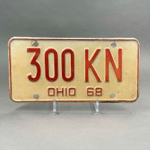 Plaque d'immatriculation USA Ohio