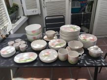 service de table Village faience de Pornic