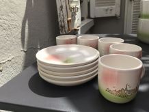 service de table Village faience de Pornic