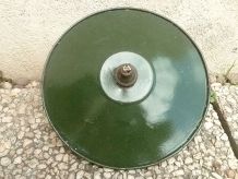 suspension en tole emaillée, vintage