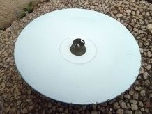 suspension en tole emaillée, vintage