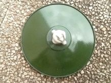 suspension en acier  émaillé, vintage 