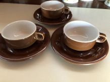 3 tasses à café style bar 
