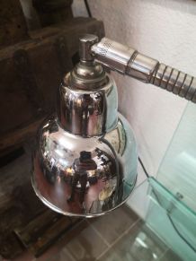 Lampe de Bureau Vintage Chromée avec Tige
