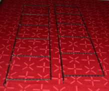 Etagère murale vintage  les étagères : placage bois exotique