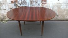 table extensible en palissandre des année 60