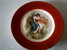 Lot de 2 assiettes paysannne à suspendre 