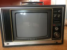 1er Moniteur TV couleur vintage Sony Collector 1971