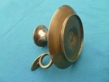 bougeoir  en laiton , vintage 