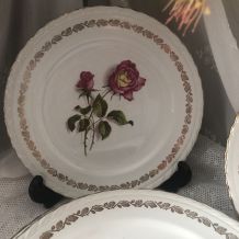 8 assiettes à dessert l'Amandinoise