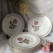 8 assiettes à dessert l'Amandinoise