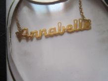 collier prénom ANNABELLE
