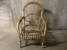 Fauteuil en rotin Peacock