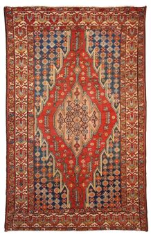 Tapis ancien Persan Mazlahan fait main, 1B35