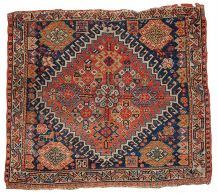 Tapis ancien Persan Gashkai fait main, 1B322