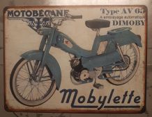 Plaque métal vintage Motobecane AV65