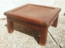 banc , table  basse en bois ,vintage