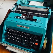 Machine à écrire Olivetti Studio 45 Ettore Sottsass 1967/70s