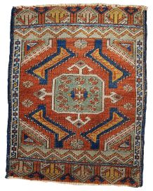 Tapis ancien Turc Yastik fait main, 1B347