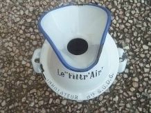 inhalateur filtr' air en  acier  émaillé vintage