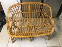 Banquette en rotin