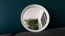Miroir rond blanc Gilac 40cm