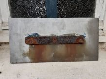 plaque annonce de gare FOIX 1965