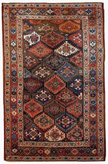 Tapis ancien Persan Kurdish fait main, 1B423