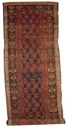 Tapis ancien Persan Kurdish fait main, 1B431