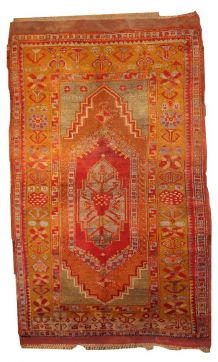 Tapis ancien Turc Anatolian fait main, 1B433