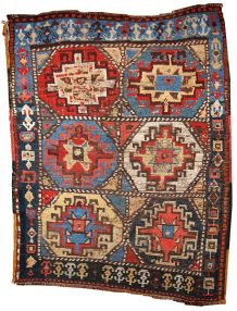 Tapis ancien Persan Kurdish fait main, 1B441