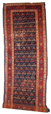 Tapis ancien Persan Kurdish fait main, 1B442