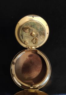 réveil de voyage Europa doré