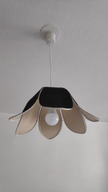 suspension 6 pétales de lotus noire