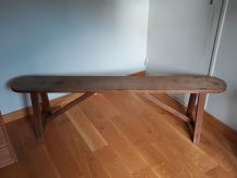 Banc de ferme en bois massif