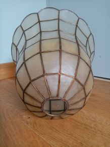  Suspension en nacre en forme de corolle de fleur