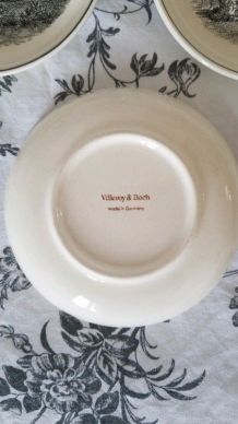 lot de 3 petites assiettes Villeroy &amp;amp; Boch
